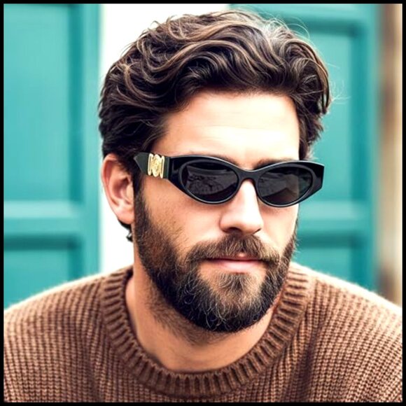 Cat Eye Sunglasses, Small Frame, UV400 Protection, Plastic main image 5